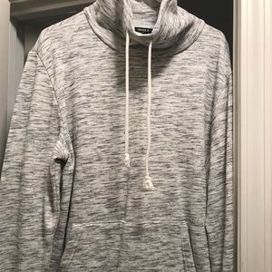 Forever 21 turtleneck hoodie style